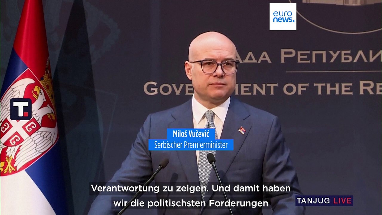 Serbien: Ministerpräsident Vučević tritt zurück