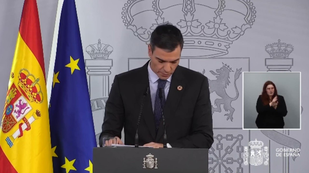 Sánchez explica el nuevo real decreto ley ómnibus con un total de 29 medidas