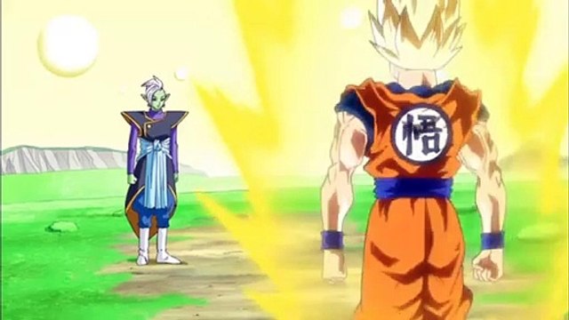 Goku fights with zamasu for the first time in Hindi | Dragon ball super Hindi dub #goku #supersaiyan