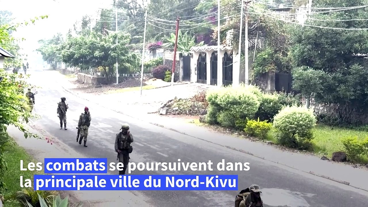Est de la RDC: violents combats dans Goma, des milliers de Congolais fuient