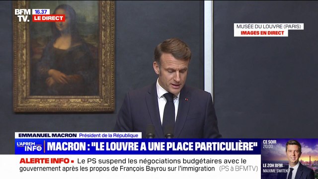 Restauration du Louvre: Emmanuel Macron annonce un projet Louvre Nouvelle Renaissance