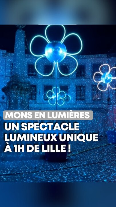 Mons en Lumières : un show lumineux à 1h de Lille !