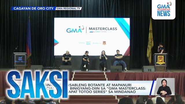 Pagiging responsableng botante at mapanuri sa social media, binigyang-diin sa GMA Masterclass: Eleksyon 2025 Dapat Totoo Series sa Mindanao | Saksi