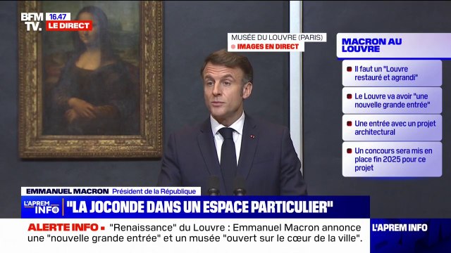 Renaissance du Louvre: Emmanuel Macron souhaite que l'histoire de l'art soit enseignée dès le collège