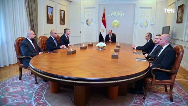 الرئيس عبد الفتاح السيسي يستقبل الرئيس التنفيذي لشركة كونسنتركس الأمريكية