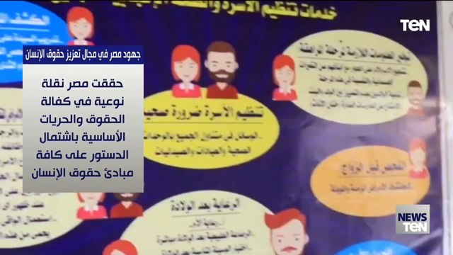 جهود مصر في مجال تعزيز حقوق الإنسان