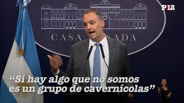 No somos cavernicolas : Adorni intentó clarificar los dichos de Milei sobre los zurdos