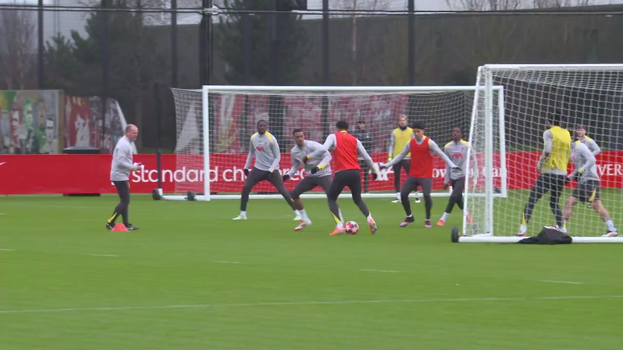 Liverpool train ahead of PSV trip needing a point to top UCL group stage