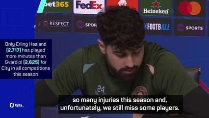 Gvardiol ready to help Guardiola through 'hard' season