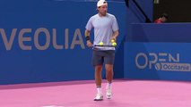 Le replay de Pouille - Bellucci (set 1) - Tennis - Open Occitanie