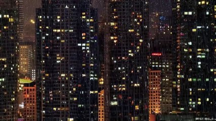 The Sound of Rain for Sleep😴 - New York City Showers At Night  ultimate stress relief On A Soft Bed