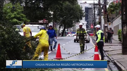 Chuva pesada na Região Metropolitana