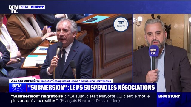 Alexis Corbière, député Ecologiste et social : M. Bayrou parle comme l'extrême droite