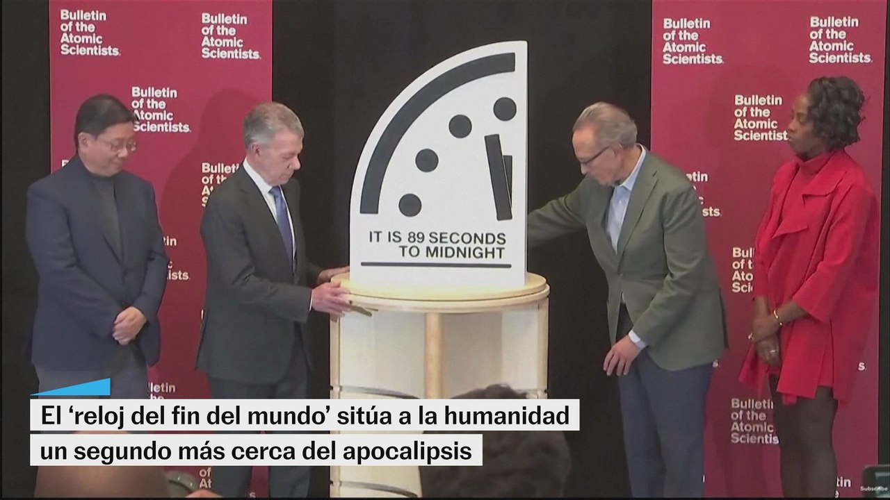 El ‘reloj del fin del mundo’ sitúa a la humanidad un segundo más cerca del apocalipsis