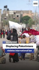 Shaina Low: Displacing Palestinians violates international law
