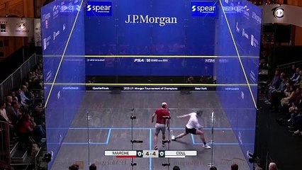 PSA Squash Tour - Quart de finale - Grégoire March - Paul Coll