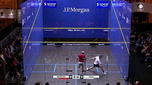 PSA Squash Tour - Quart de finale - Grégoire March - Paul Coll