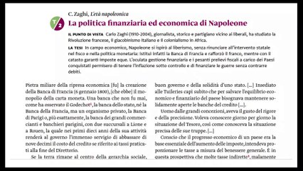 C. Zaghi, la politica economica di napoleone  (Storiografia vol. 2 Napoleone)