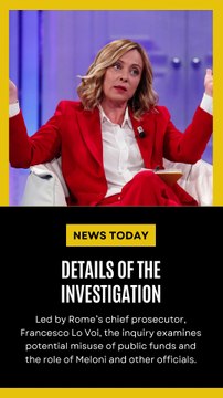 Italy's Prime Minister Giorgia Meloni Under Investigation for Alleged Role in Libyan War Crimes Suspect's Release