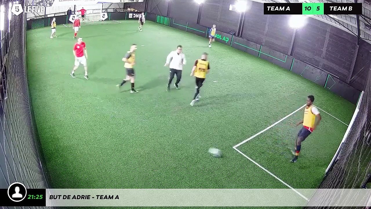 But de Adrie - Team A