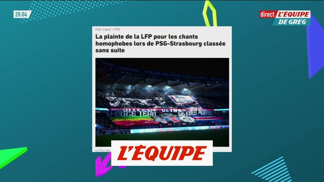 La plainte pour les chants homophobes lors de PSG-Strasbourg classée sans suite - Foot - LFP