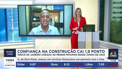Confiança na construção cai 1,9 ponto, e INCC-M alta de 0,71% em janeiro; Alberto Ajzental analisa