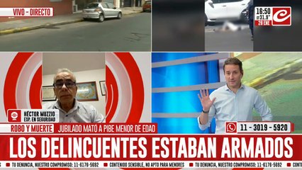 Jubilado mató a pibe menor de edad: habla especialista en seguridad