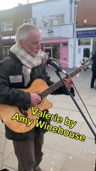 Valerie busking London UK