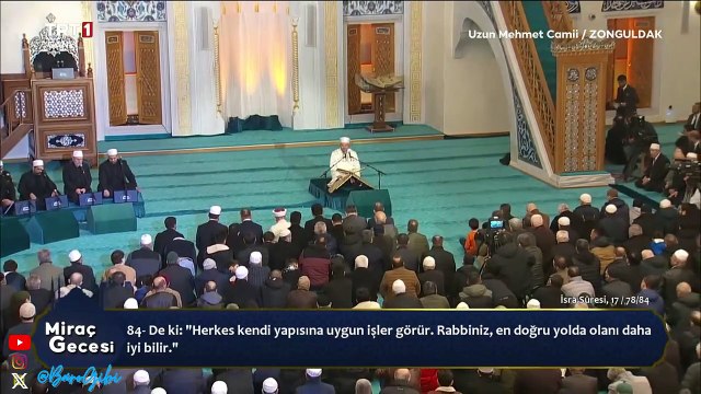 Miraç Kandili | Zonguldak | Uzun Mehmet Camii (26 Ocak 2025)