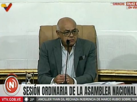 Jorge Rodríguez propone oficiar al CNE para que se cumplan leyes aprobadas por la AN en postulaciones