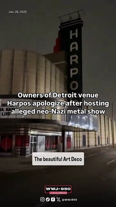 Detroit concert venue says it didn't mean to host Nazi bands