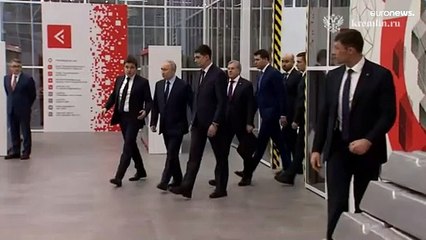 تكنولوجيا روسية متقدمة.. بوتين يزور مركز إنتاج الطائرات المسيرة في سمارا