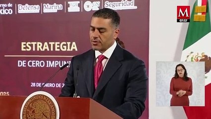 Se han asegurado 90 toneladas de droga y 139 'narcolaboratorios': Harfuch