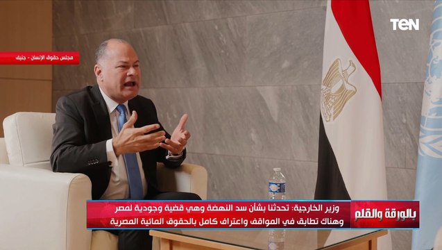 د.بدر عبد العاطي: المسار التفاوضي بشأن سد النهضة وصل طريق مسدود