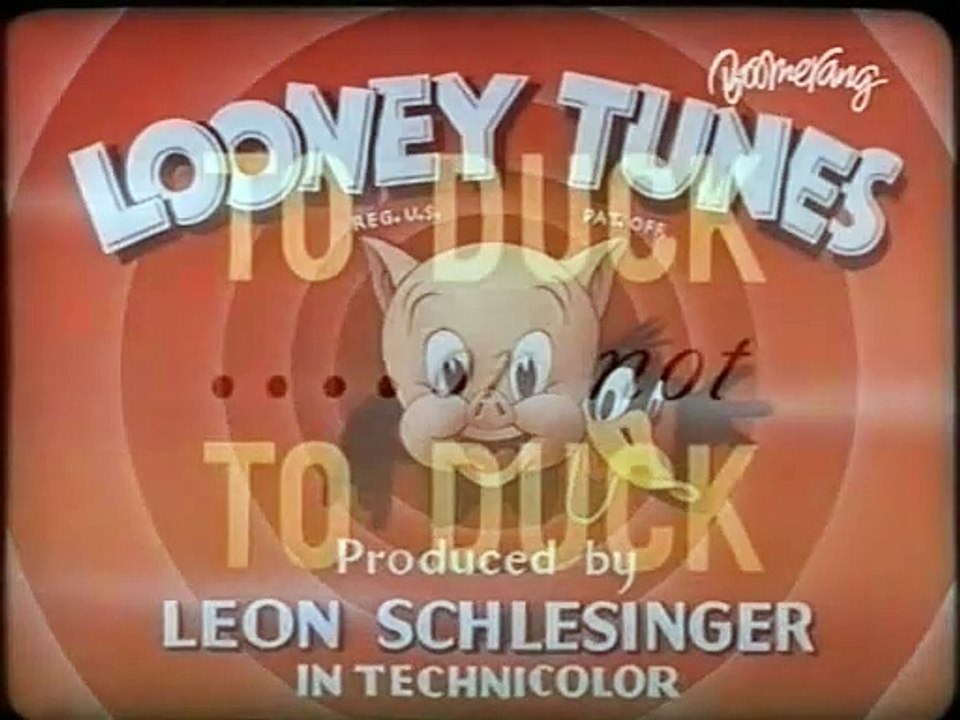 Looney Tunes - Un incontro leale - To duck or not to duck - italiano 1943