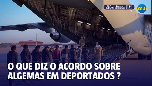 Brasil autorizou algemas em deportados pelos EUA em 2021: entenda o caso