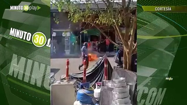 'Si no es mía, no es de nadie le prendió fuego a la moto para evitar que se la inmovilizaran en La Minorista 