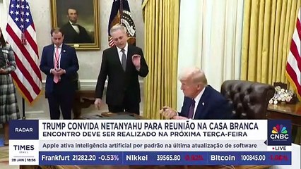 Trump convida Netanyahu para reunião na Casa Branca