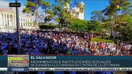 Iglesia católica promueve campaña para la degoración de ley de minería en El Salvador