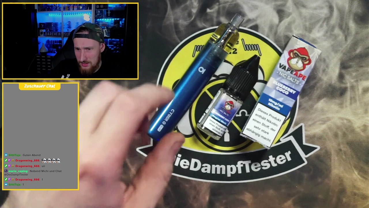 VapeApe Bueberry CocoGeschmacks Test