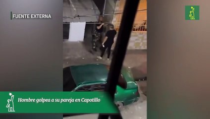 Hombre golpea a su pareja en Capotillo