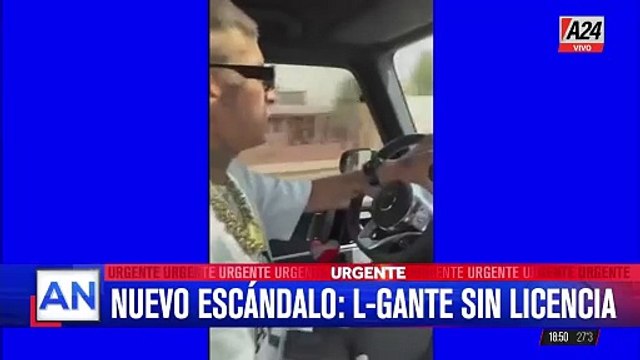 A24.com - 🔴NUEVO ESCÁNDALO PARA L-GANTE： LE SACARON LA LICENCIA DE CONDUCIR Wanda Nara publicó
