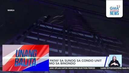 2 kasambahay, patay sa sunog sa condo unit ng kanilang amo sa Binondo | Unang Balita
