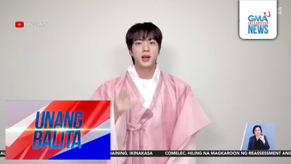 BTS members Jin at J-Hope, may special Seollal o Lunar New Year greeting sa ARMY | Unang Balita