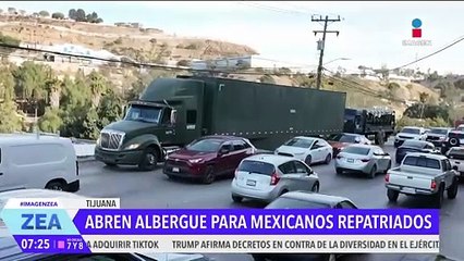 Convierten salón de fiestas en albergue para migrantes mexicanos repatriados