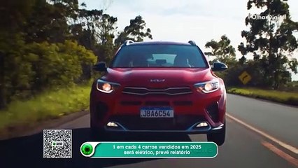 1 em cada 4 carros vendidos em 2025 será elétrico, prevê relatório