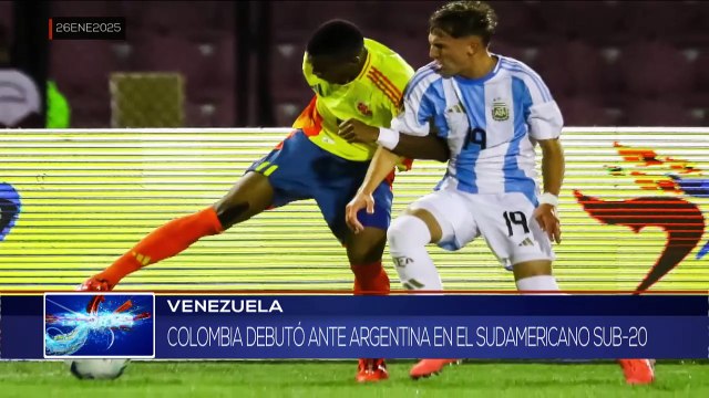 Campeonato Sudamericano de Fútbol Sub-20 DEPORTES TELESUR 27-01-2025