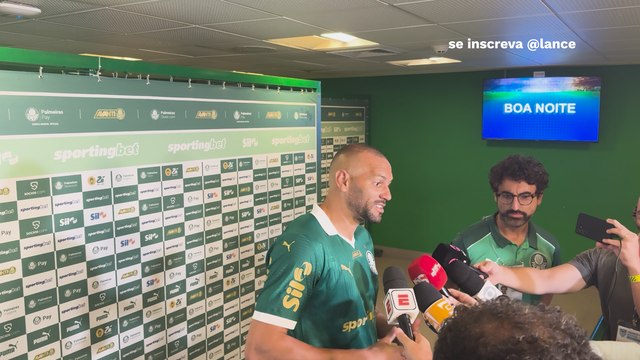 Weverton, goleiro do Palmeiras, comenta trabalho de Anderson Barros