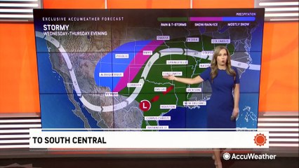 Midweek storms to bring severe threat to the Gulf Coast