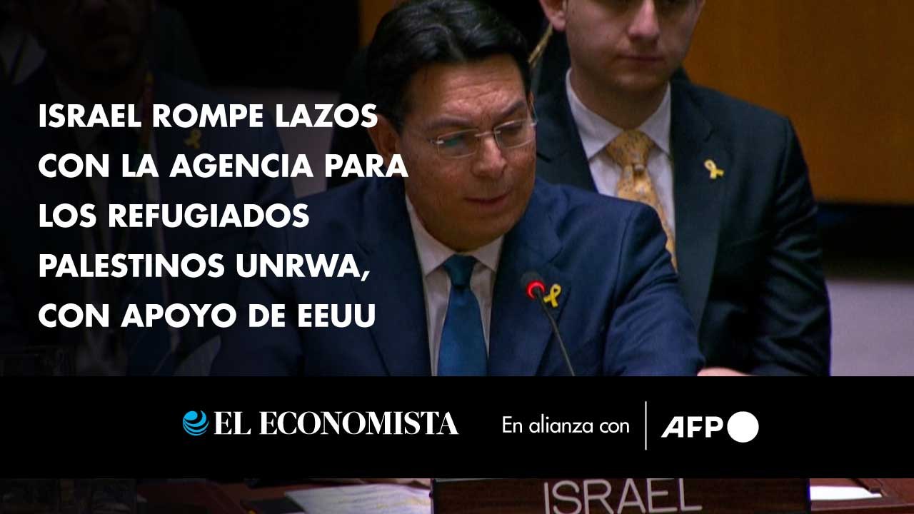 Israel rompe lazos con la agencia para los refugiados palestinos UNRWA, con apoyo de EEUU
